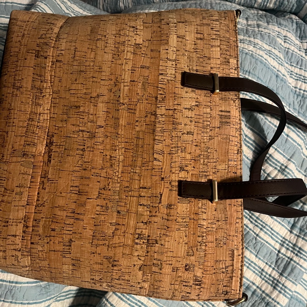 Cork purse.
